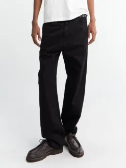 Aaron Pants i Sort rinsed