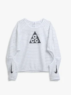 Acg Men's Dri-Fit Long-Sleeve Top i Hvid og Anthracite