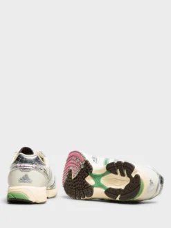 Adizero Adios OG Sneakers i Cream White, Preloved Green og Dark Brown