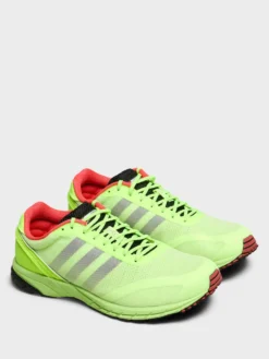 Adizero Adios OG Sneakers i Lucid Lemon, Core Black og Bright Red