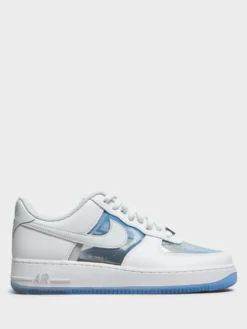 Air Force 1 Retro QS Sneakers i White, Pure Platinum og Univ Blue