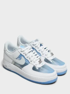 Air Force 1 Retro QS Sneakers i White, Pure Platinum og Univ Blue