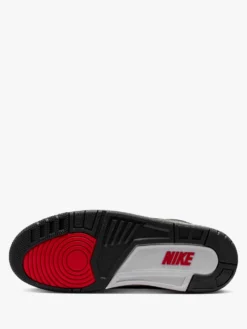 Air Jordan 3 x Levi's® Sneakers Black Denim i Sort, Hvid og Sort-Gym Rød