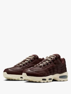 Air Max 95 Big Bubble Leather i Baroque Brown og Coconut Milk