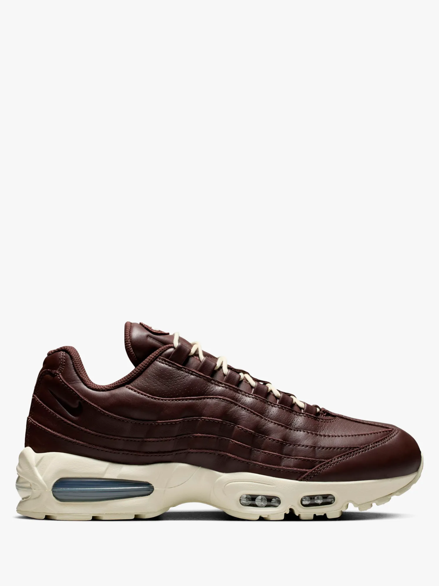 Air Max 95 Big Bubble Leather i Baroque Brown og Coconut Milk