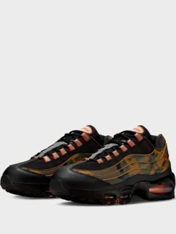 Air Max 95 OG QS Sneakers i Sort, Orange, sølv, beige og khaki