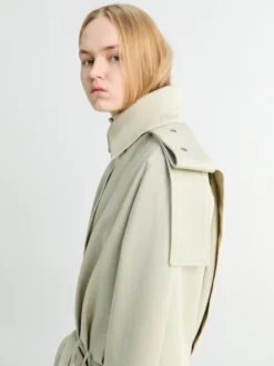 Amy Trench Coat i Lysebeige