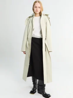 Amy Trench Coat i Lysebeige