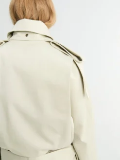 Amy Trench Coat i Lysebeige