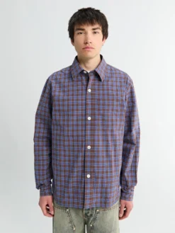 Another Shirt 4.0 i Brun Blå Tern