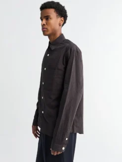 Another Shirt 4.0 JPN i Navy og Brun Tern