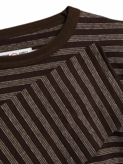 Another T-Shirt 3.0 Jpn i Brun/Ecru Stribe