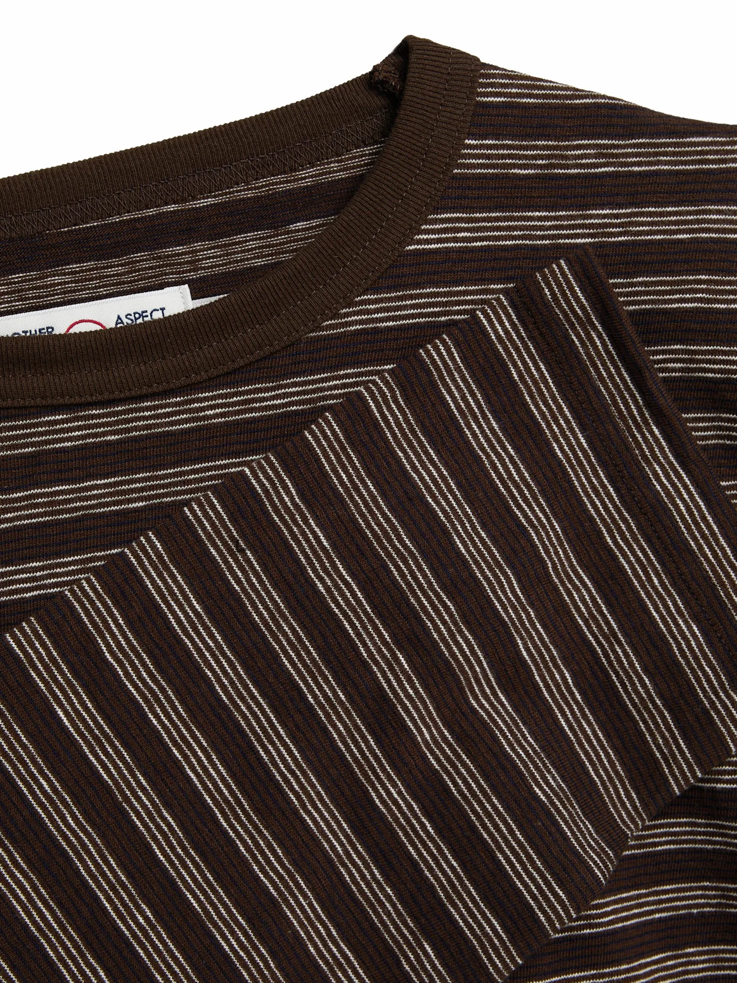 Another T-Shirt 3.0 Jpn i Brun/Ecru Stribe