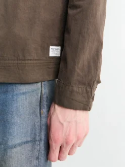 Arresskov Compact Cotton Overshirt i Delicioso Brun