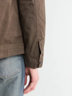 Arresskov Compact Cotton Overshirt i Delicioso Brun