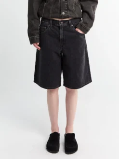 Baggy Dad Jort Open Mind FP i Sort