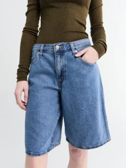 Baggy Dad Jorts i Own It Indigo Blue