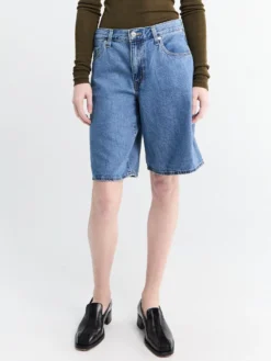 Baggy Dad Jorts i Own It Indigo Blue