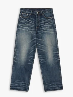 Baggy Jeans i Heavy Wash