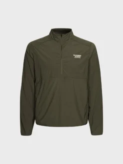 Balance Half Zip Jakke i Dark Olive