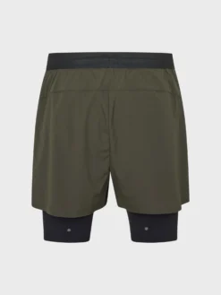 Balance 2-i-1 Shorts i Dark Olive