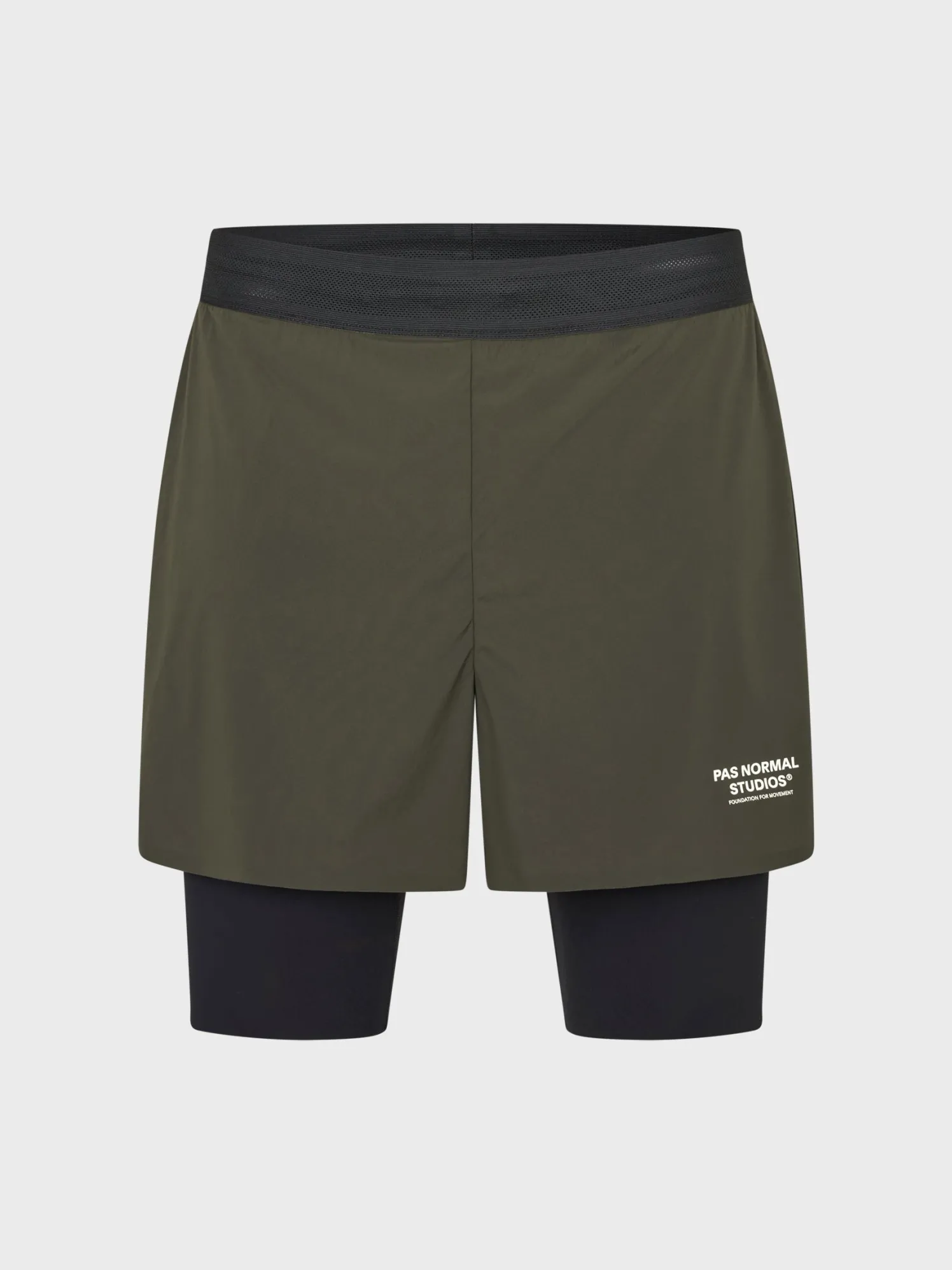 Balance 2-i-1 Shorts i Dark Olive