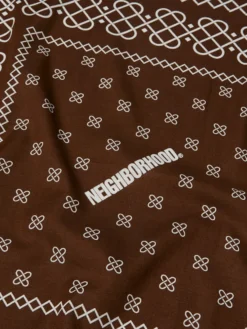 Bandana med stribemønster i Brun