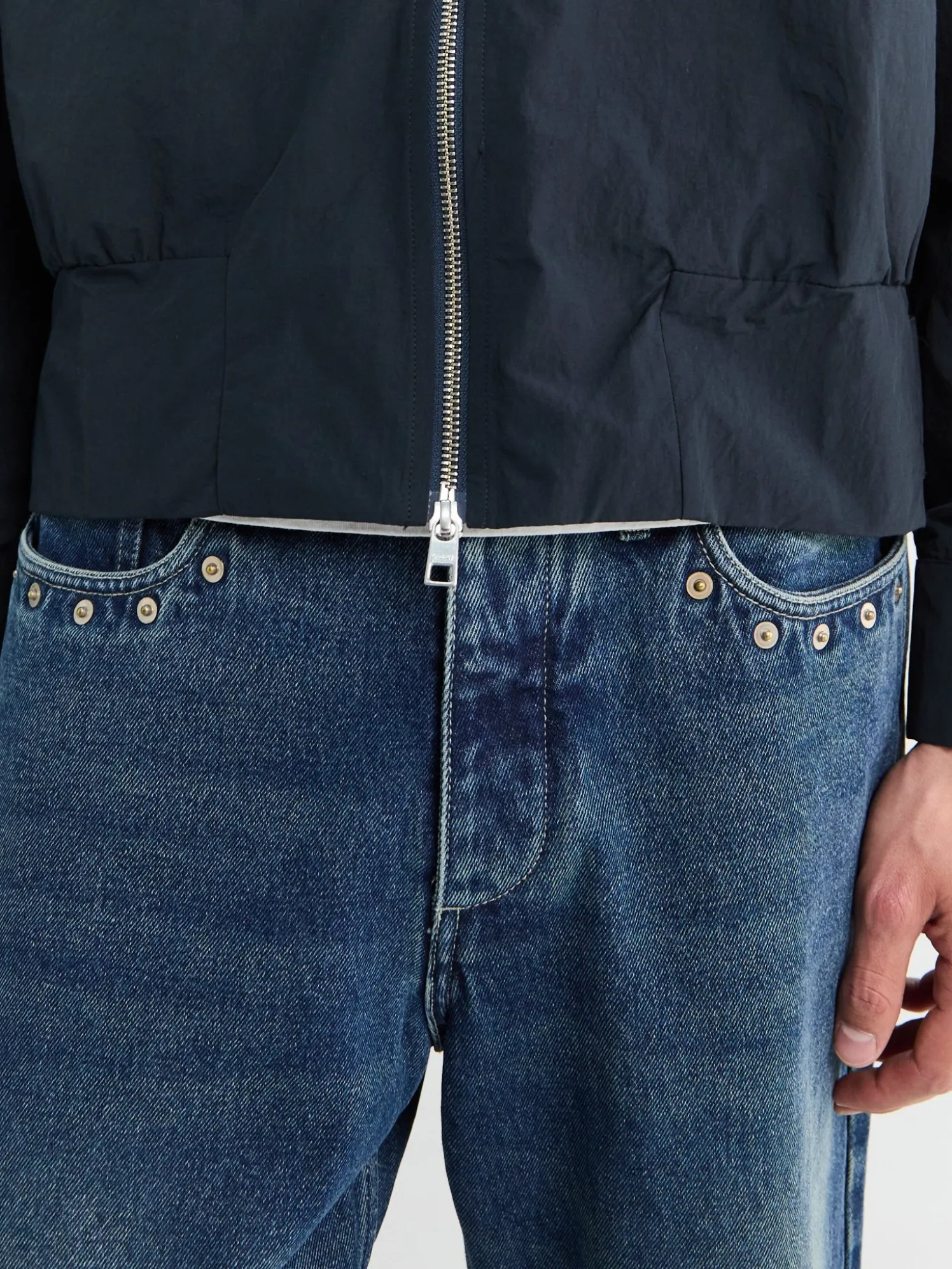 Bastian B Jakke i Navy