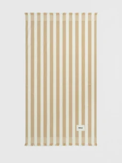 Beach Towel i Almond Stripes