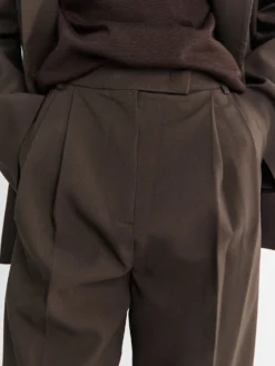 Bea Suit Pants i Dark Expresso