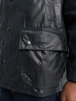 Bedale Wax Jacket i Navy