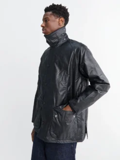 Bedale Wax Jacket i Navy