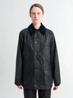 Bedale Wax Jacket i Navy