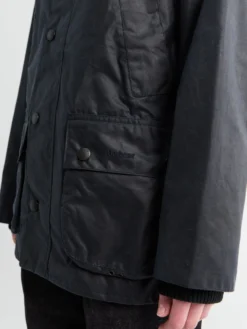Bedale Wax Jacket i Navy