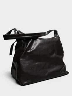 Belted Hobo Bag i Dark Chocolate