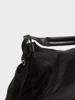 Belted Hobo Bag i Dark Chocolate