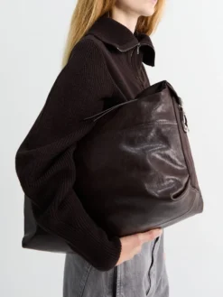 Berlingot Hobo Taske i Espresso