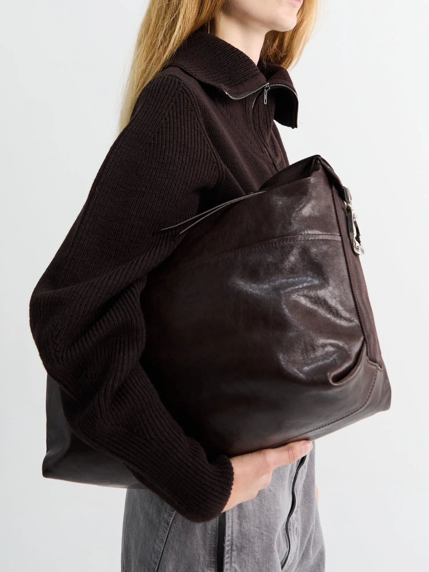 Berlingot Hobo Taske i Espresso