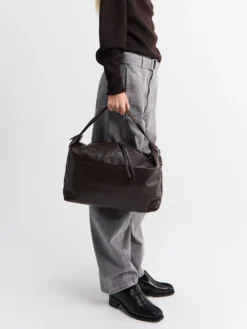 Berlingot Hobo Taske i Espresso