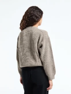 Bine Cardigan i Beige