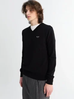 Black Heart Sweater i Sort