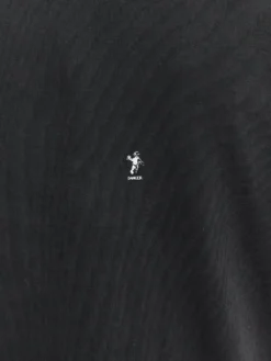 Blank T-shirt i Vasket Sort