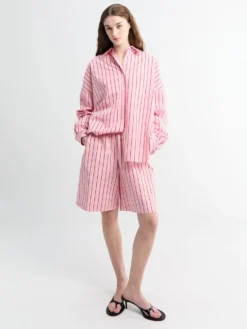 Bomuldsshorts i Pink