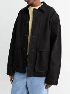 Boxy Jacket i Sort