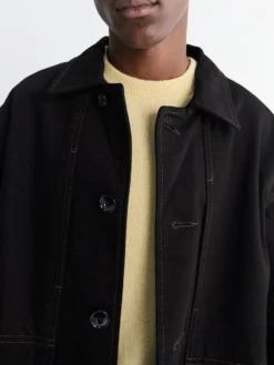 Boxy Jacket i Sort