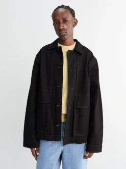 Boxy Jacket i Sort