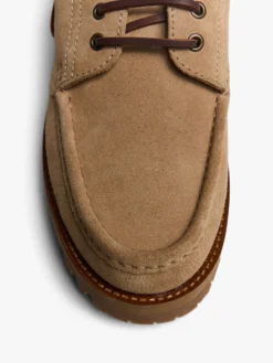 Briac Velours Sko i Beige
