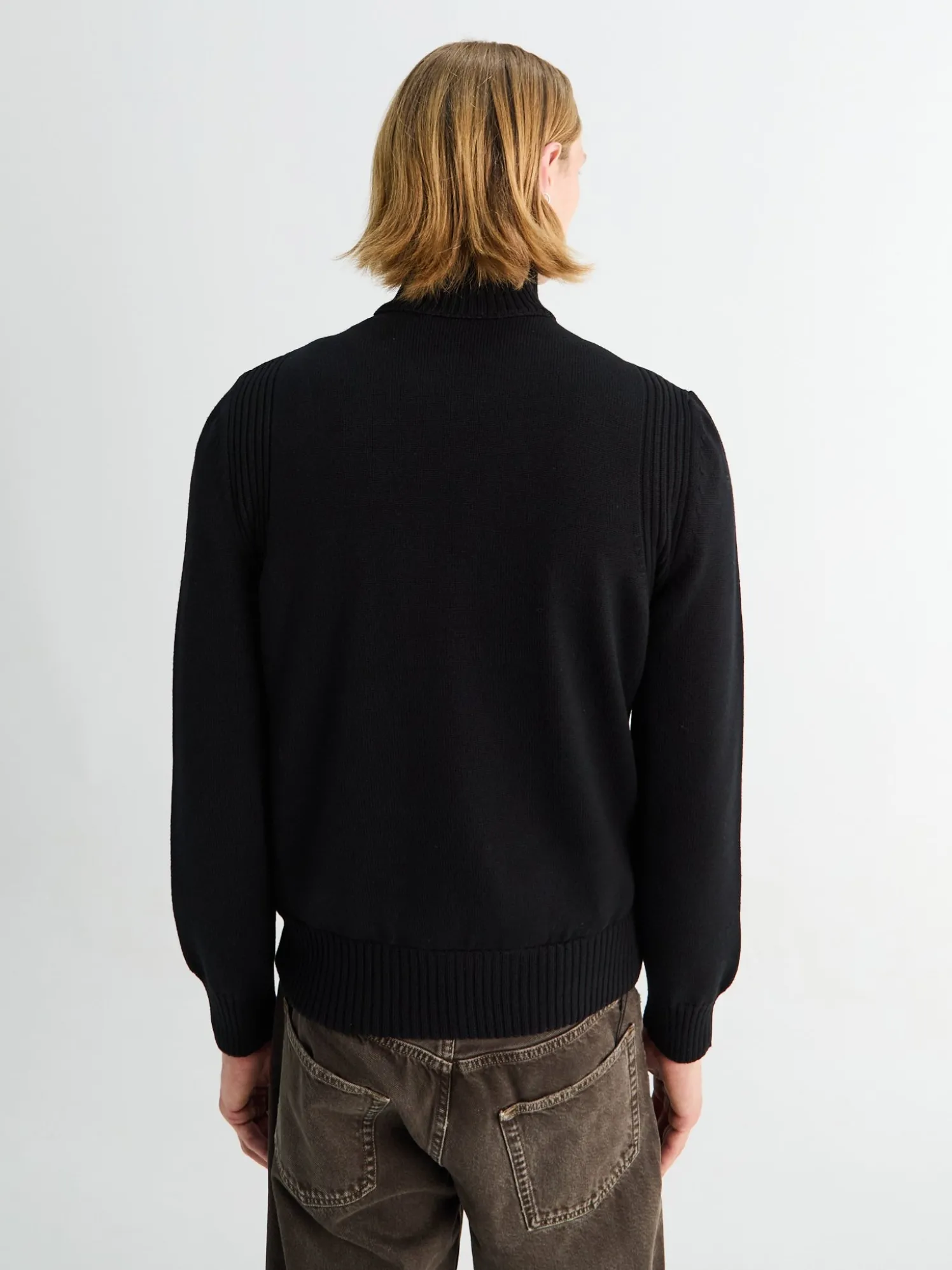 Cardigan i Sort