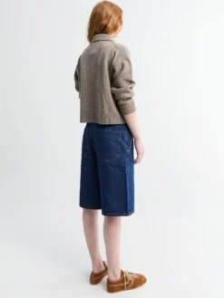 Carlo Denim Shorts i Mellemblå