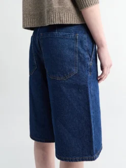 Carlo Denim Shorts i Mellemblå